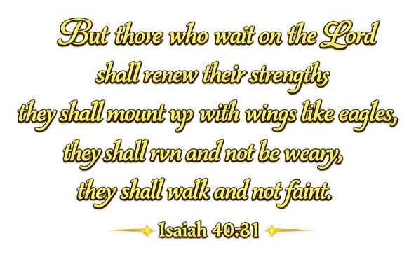Isaiah 40:31 scripture artwork
